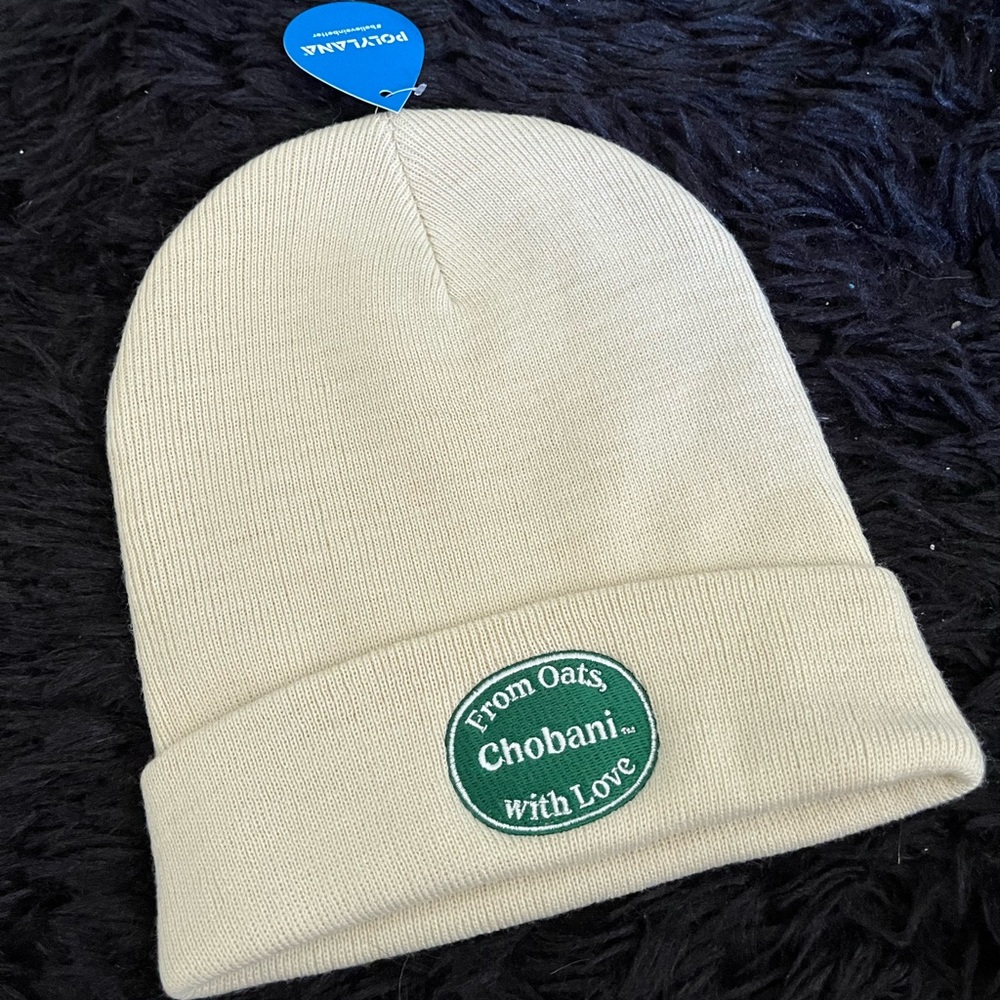 Chobani Beige Beanie